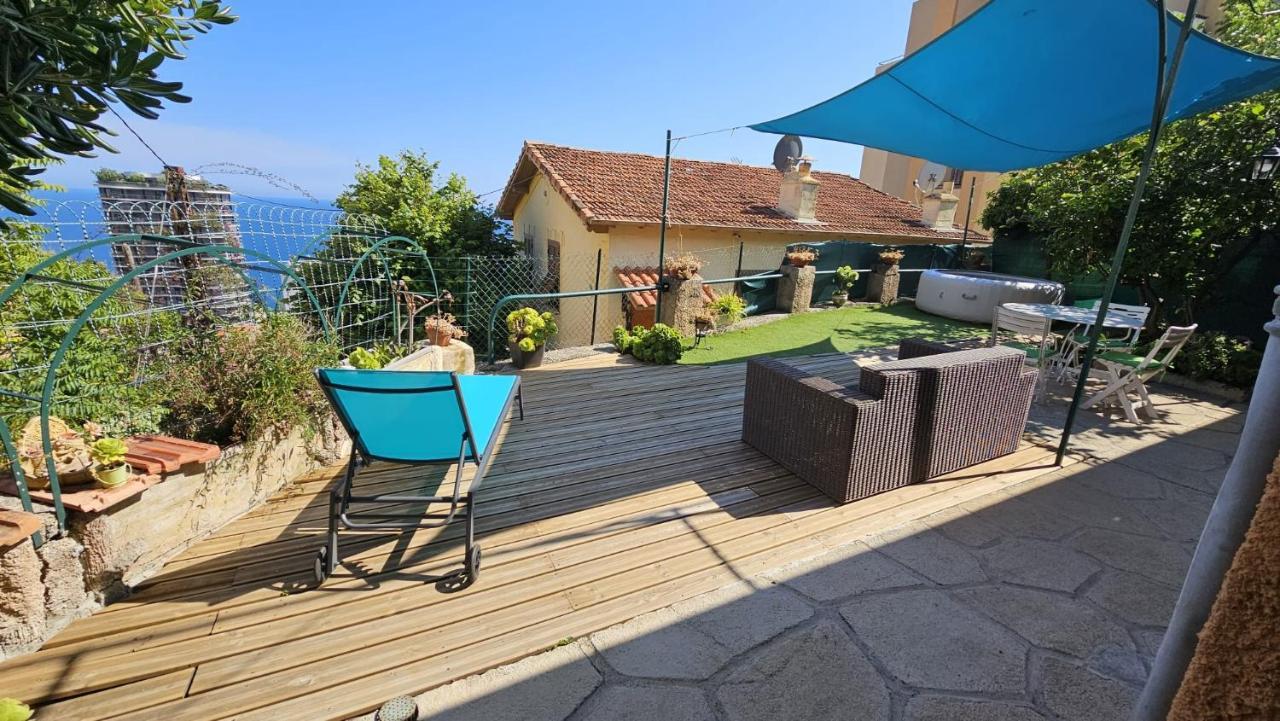 Maison Avec Jardin, Vue Mer Aux Portes De Monaco 博索莱伊 外观 照片