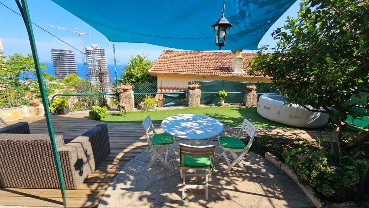 Maison Avec Jardin, Vue Mer Aux Portes De Monaco 博索莱伊 外观 照片