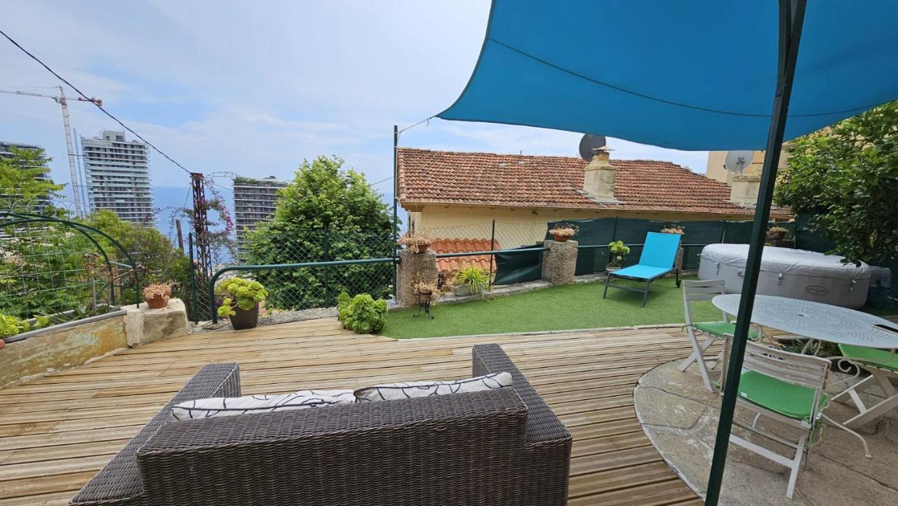 Maison Avec Jardin, Vue Mer Aux Portes De Monaco 博索莱伊 外观 照片